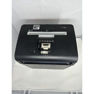 Fellowes P-8C Paper Shredder Crosscut 8-Sheet Capacity w/ Bin Black Tested